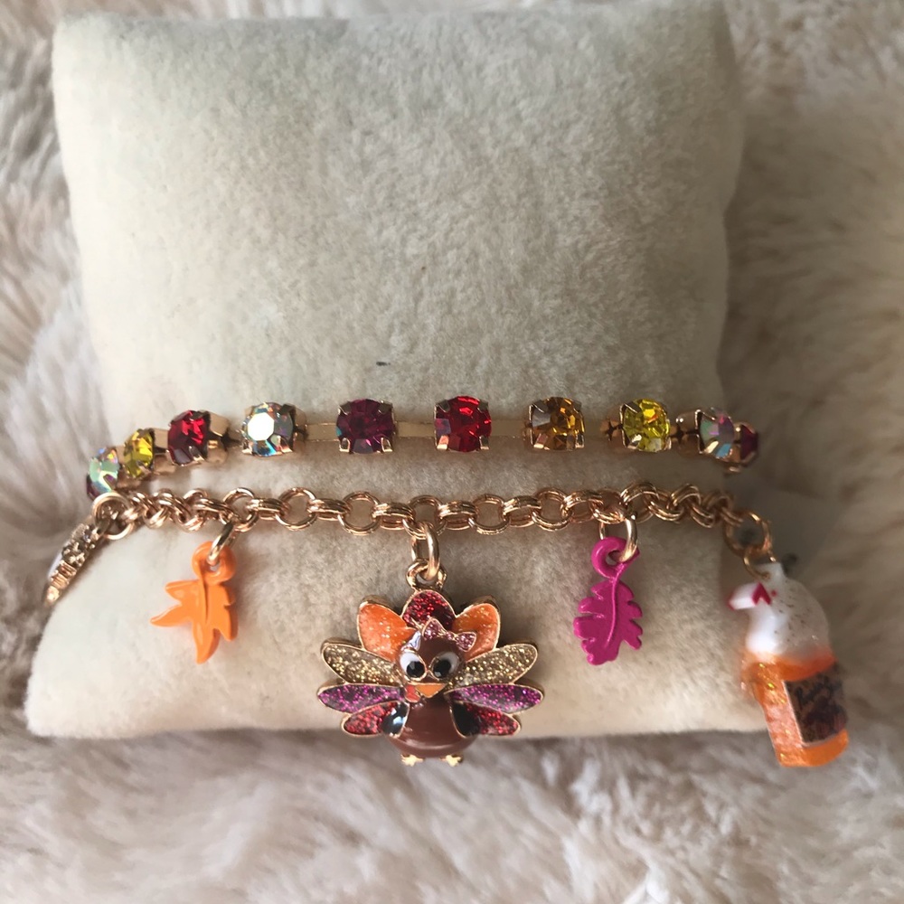 Betsey Johnson Fall Charm Bracelet